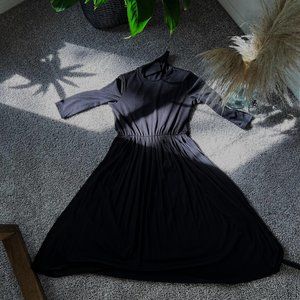 Black vintage style dress